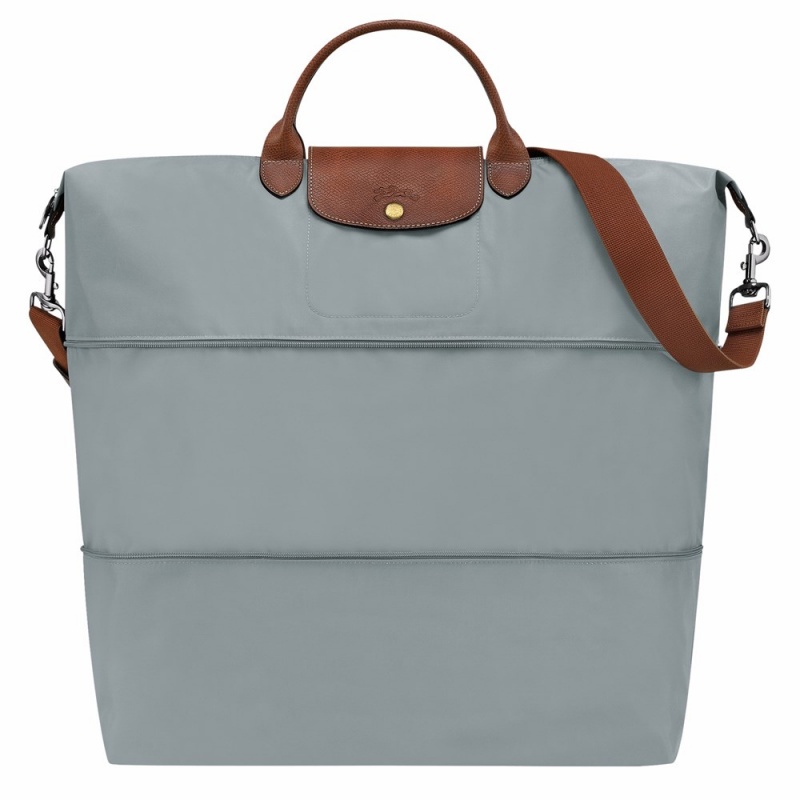 Grey Longchamp Le Pliage Original Men's Travel Bags